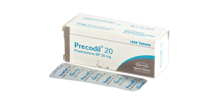 Precodil 20 mg Tablet-10's Strip