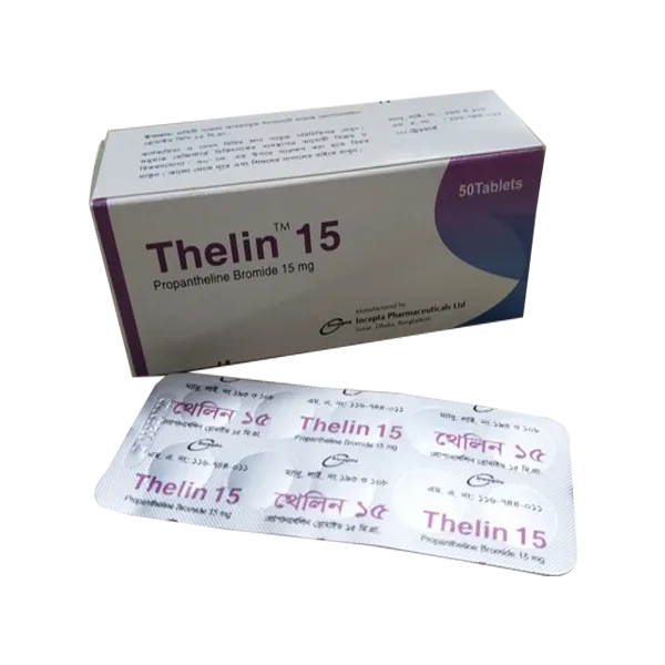 Thelin 15 mg Tablet-50's Pack