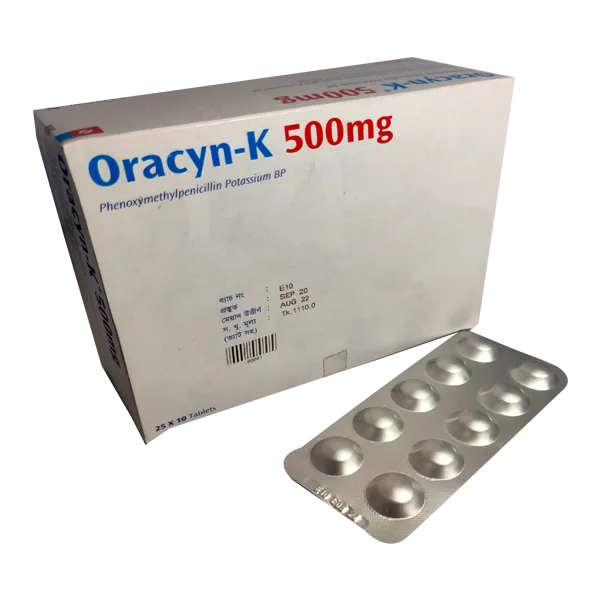 Oracyn-K 500 mg Tablet-10's Strip