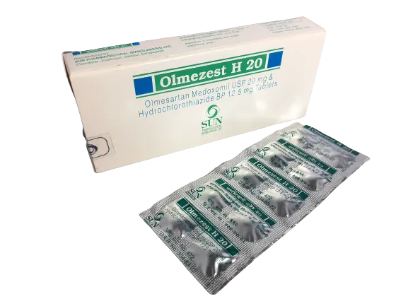 Olmezest H 20 mg Tablet-10's Strip