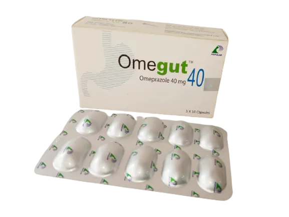 Omegut 40 mg Capsule-10's Strip