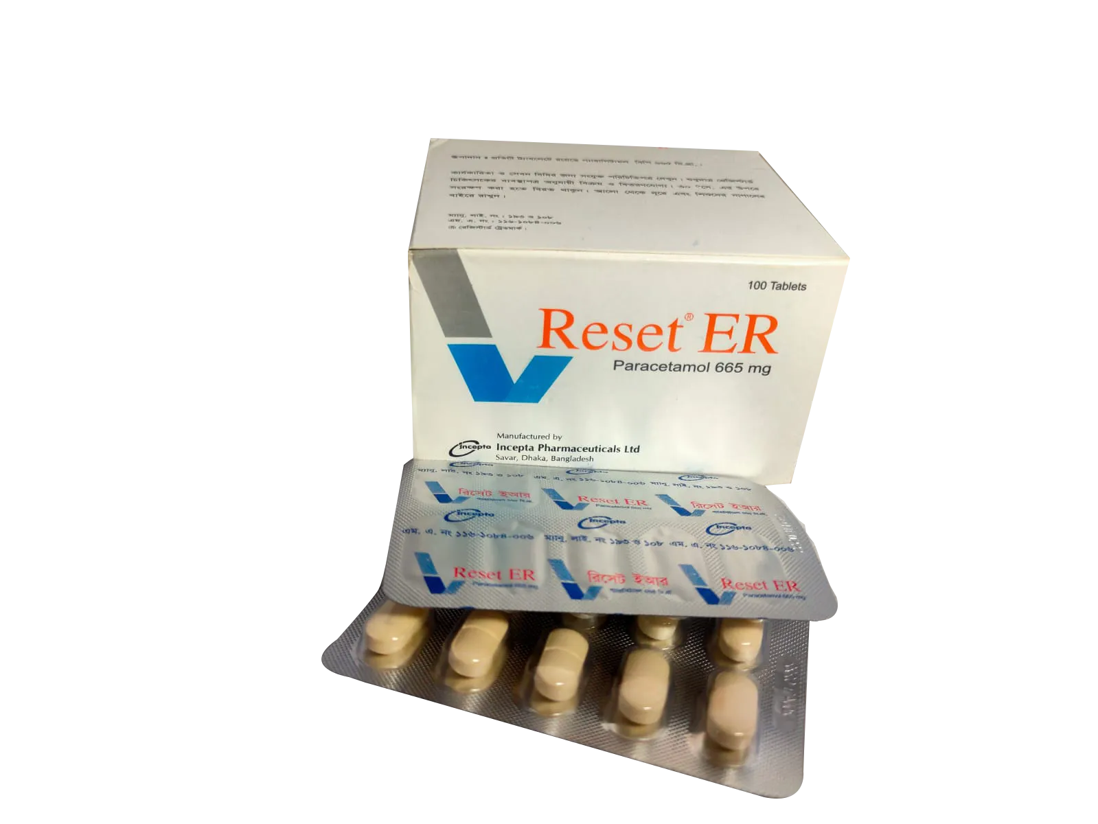 Reset ER 665 mg Tablet-10's Strip