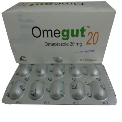 Omegut 20 mg Capsule-10's Strip