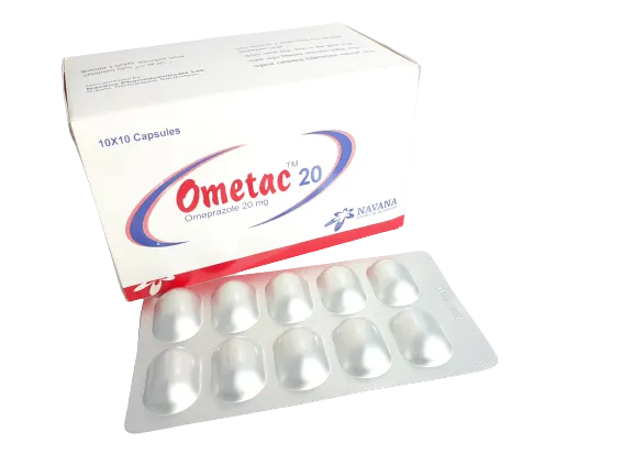 Ometac 20 mg Capsule-10's Strip