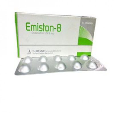 Emiston 8 mg Tablet-10's Strip