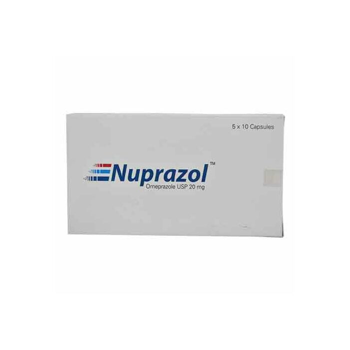 Nuprazol 20 mg Capsule-50's Pack