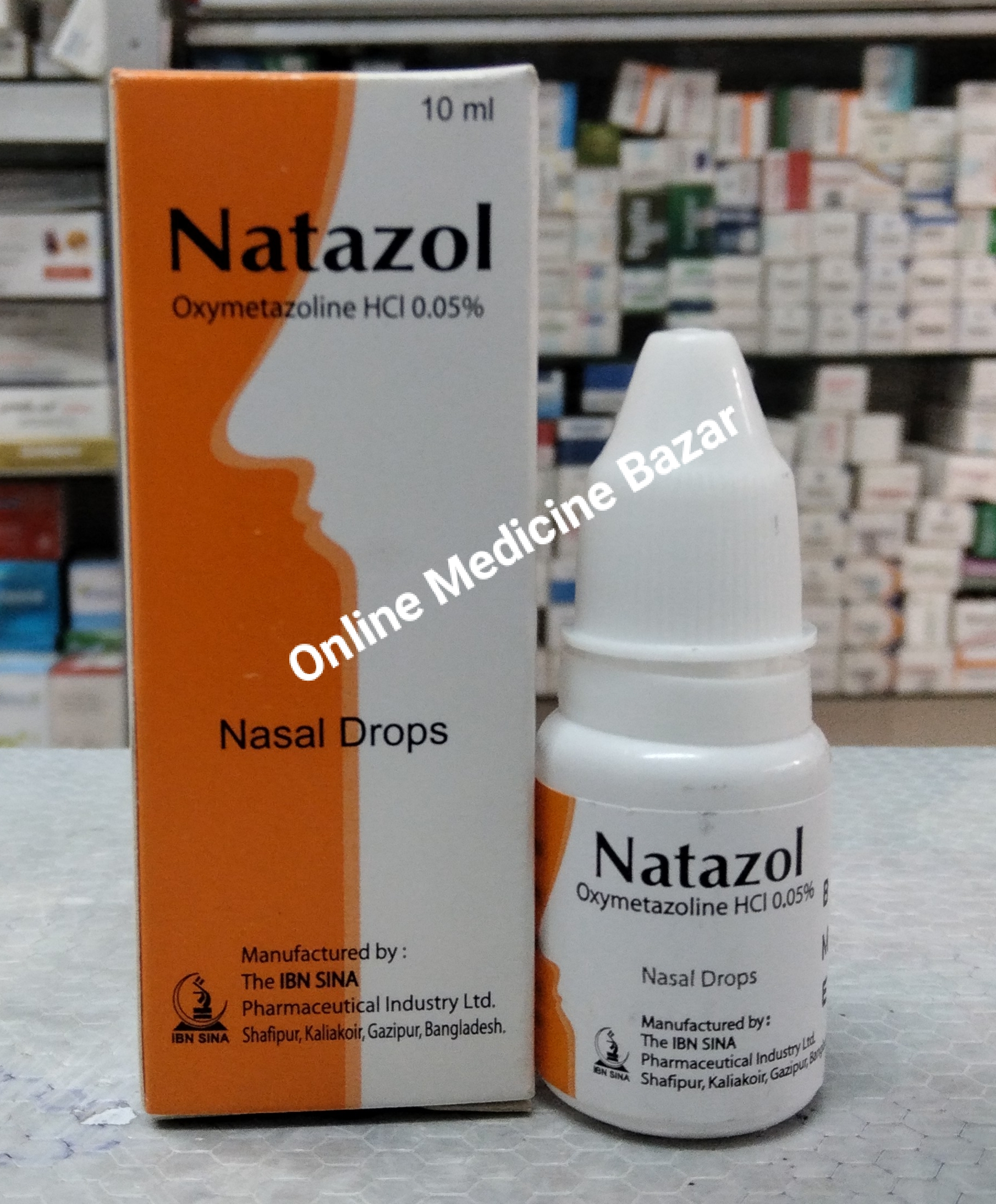 Natazol 0.05% Nasal Drop-10 ml