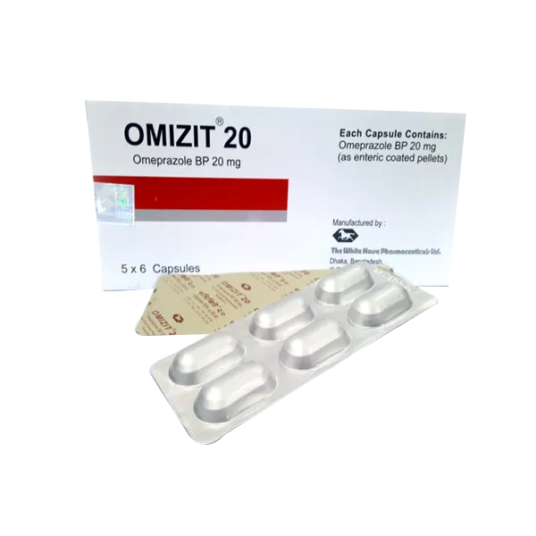 Omizit 20 mg Capsule-10's Strip