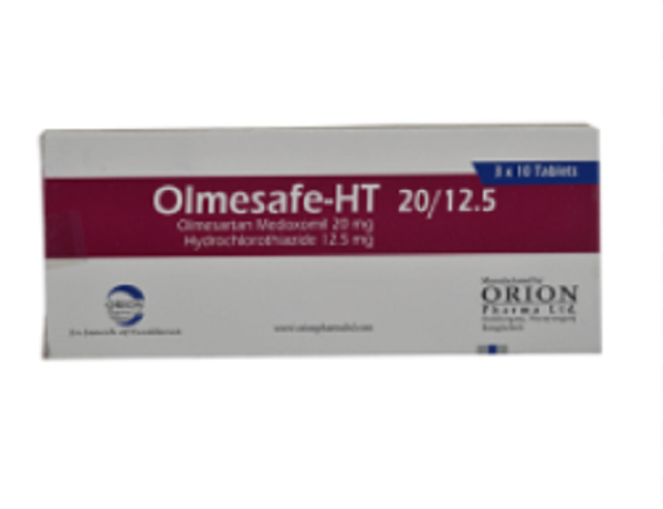 Olmesafe-HT 20 mg Tablet-10's Strip