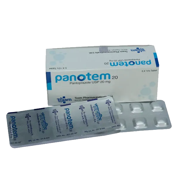 Panotem 20 mg Tablet-50's Pack