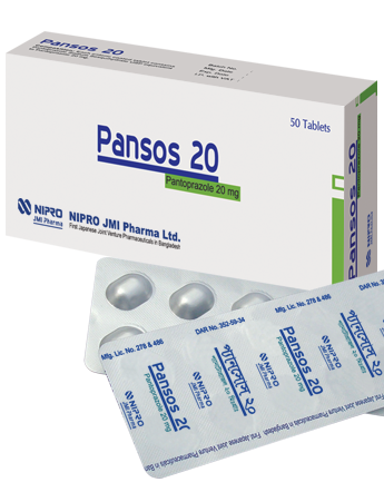 Pansos 20 mg Tablet-50's Pack