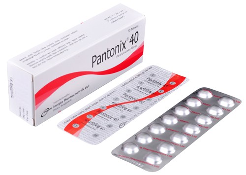 Pantonix 40 mg Tablet-14's Strip