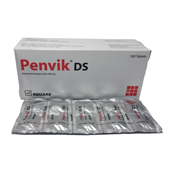 Penvik DS 500 mg Tablet-10's Strip