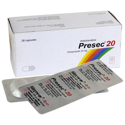 Presec 20 mg Capsule-28's Pack