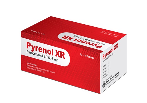 Pyrenol XR 665 mg Tablet-10's Strip