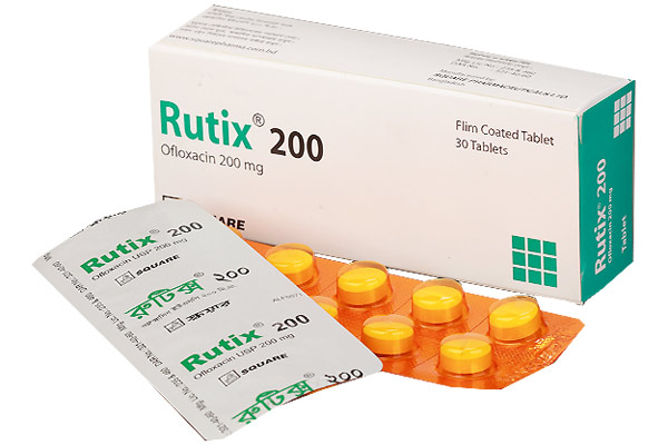 Rutix 200 mg Tablet-10's Strip