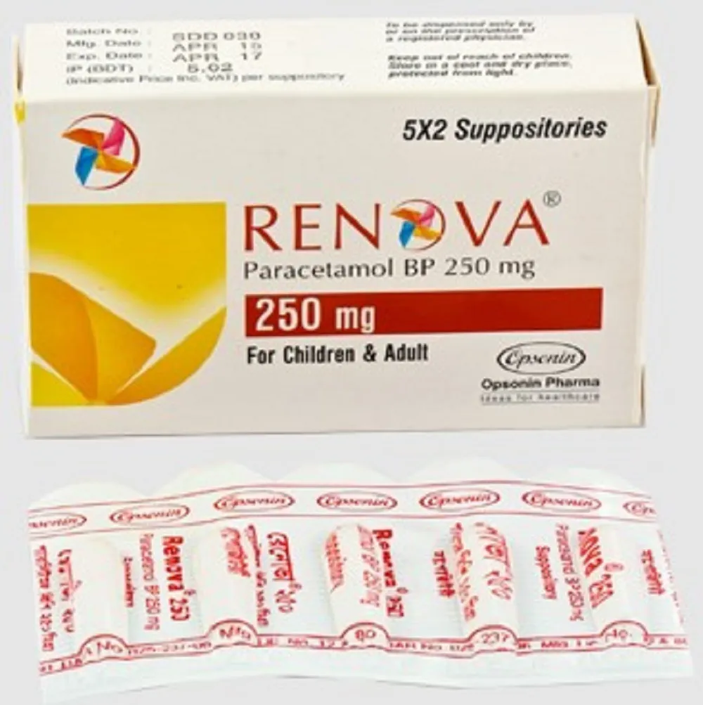 Renova 250 mg Suppository-10's Pack