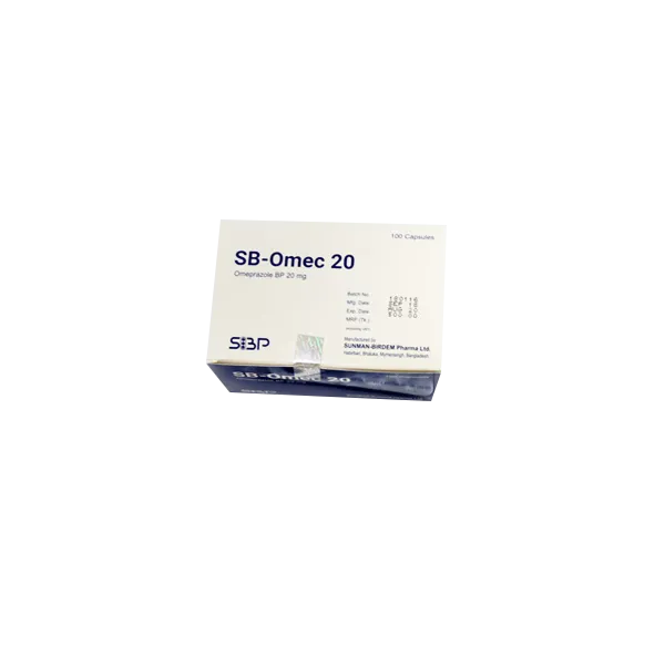 SB-Omec 20 mg Capsule-10's Strip