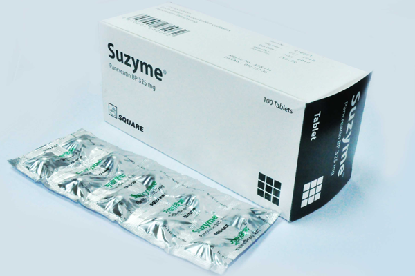 Suzyme 325 mg Tablet-10?s Strip