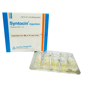 Syntocin 5 IU/ml IM/IV injection-10's pack