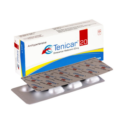Tenicar 20 mg Tablet-7's Strip