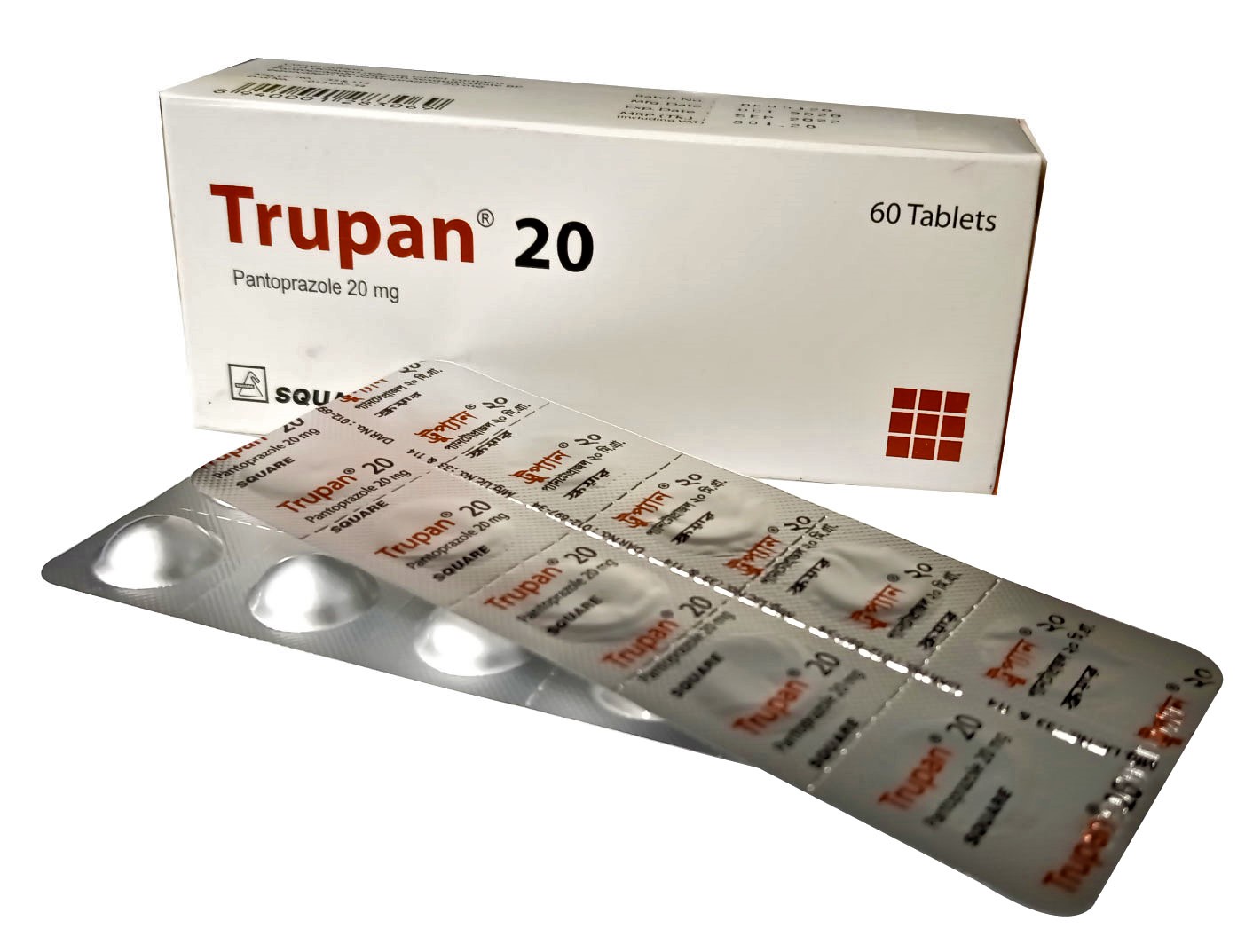 Trupan 20 mg Tablet-10's Strip