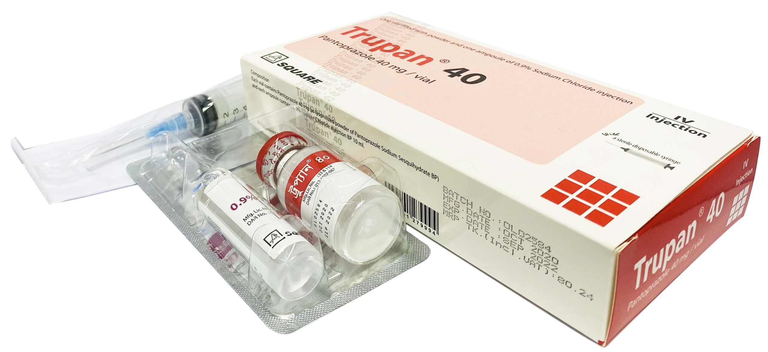 Trupan 40 mg/vial IV Injection