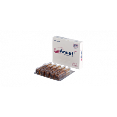 Anset 8 mg/4 ml IM/IV Injection-5's Pack