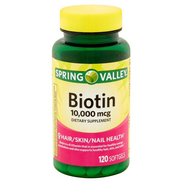 Spring Valley Biotin 10000 mcg Capsule-120's Pack