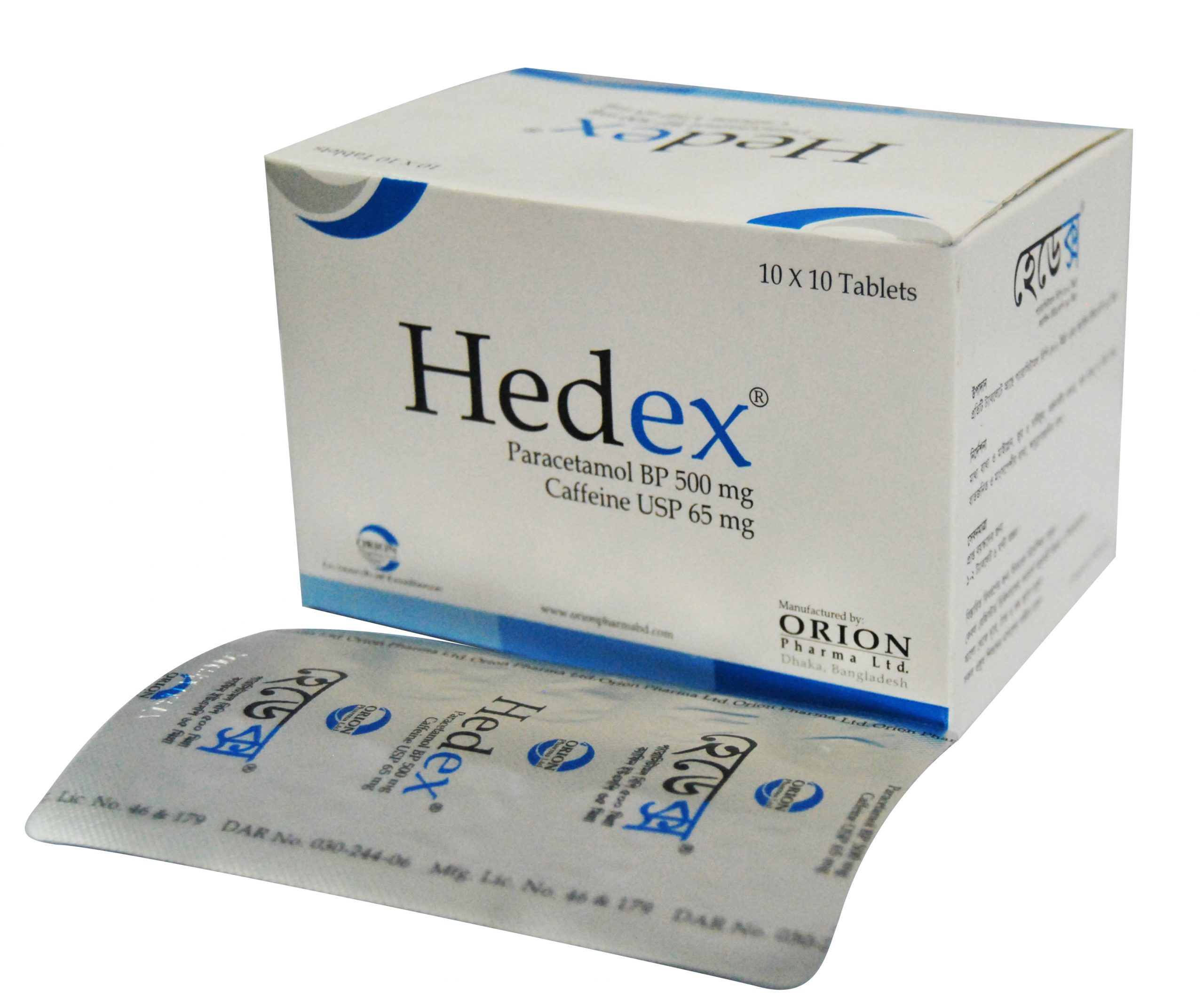 Hedex Tablet-100's Pack