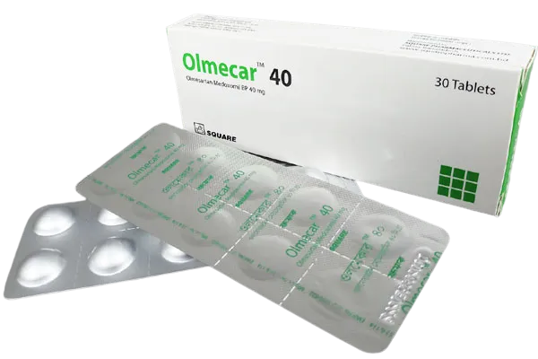 Olmecar 40 mg Tablet-10's Strip
