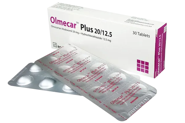 Olmecar Plus 20 mg Tablet-10's Strip