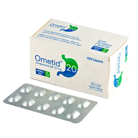 Ometid 20 mg Capsule-10's Strip