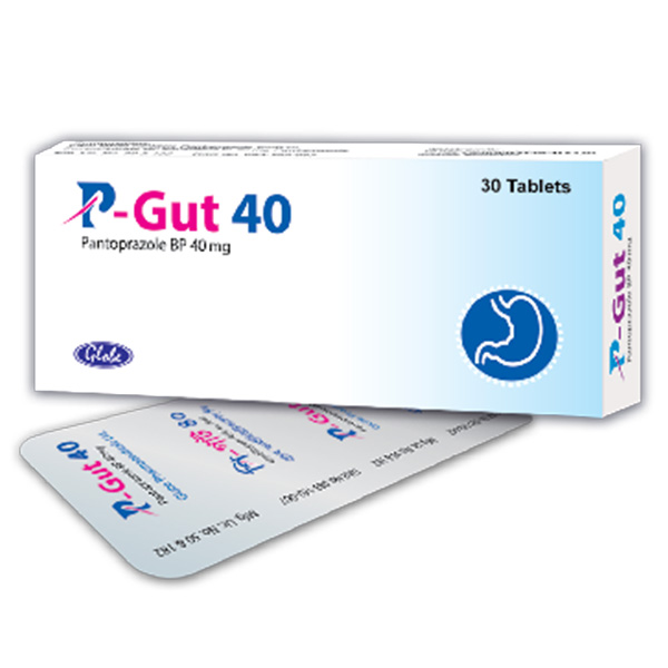 P-Gut 40 mg Tablet-30's Pack