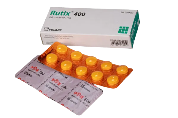 Rutix 400 mg Tablet-10's Strip