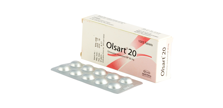 Olsart 20 mg Tablet-10's Strip