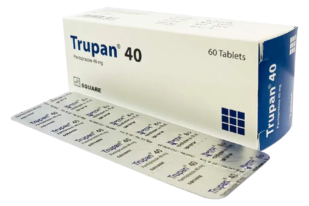 Trupan 40 mg Tablet-10's Strip