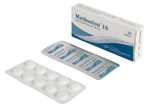 Methsolon 16 mg Tablet-20's Pack