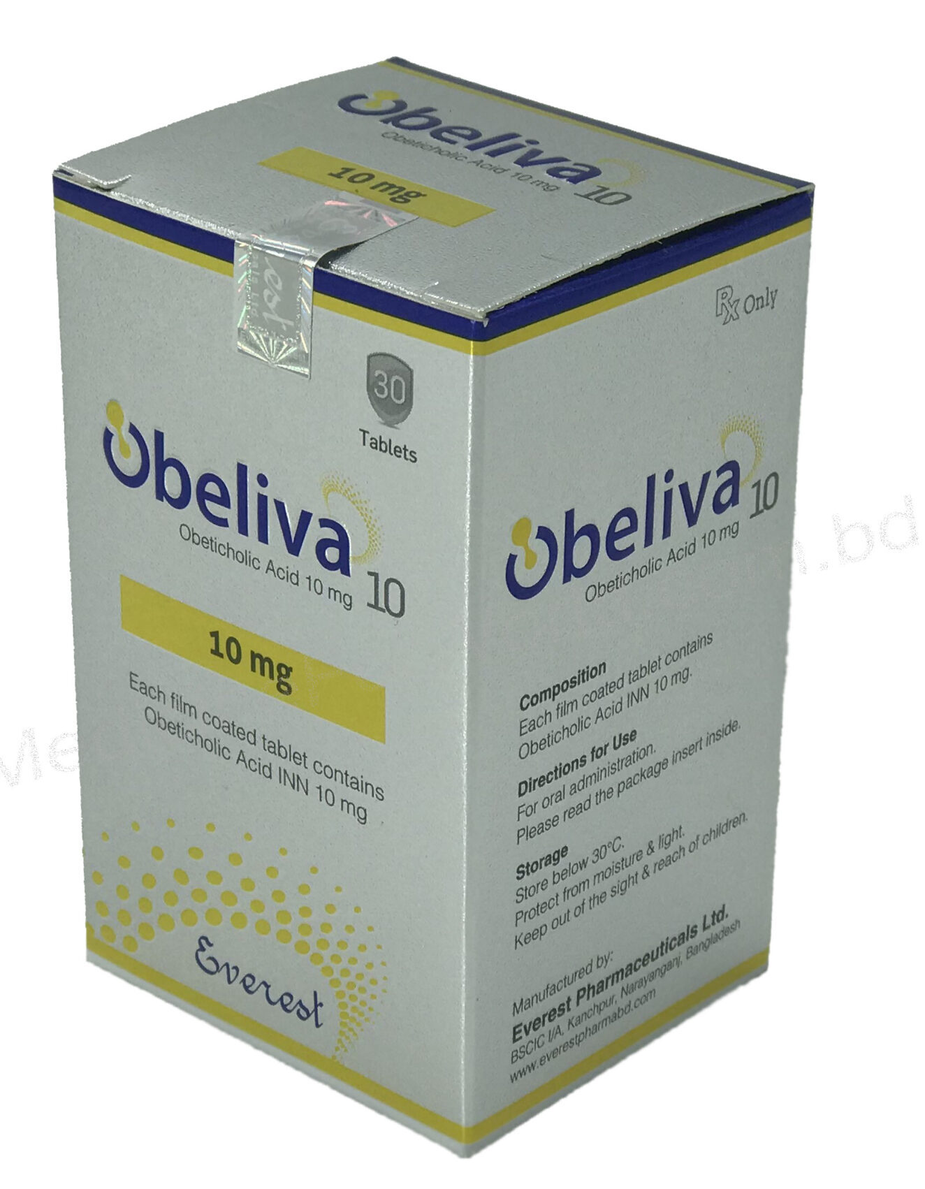 Obeliva 10 mg Tablet-30's Pot