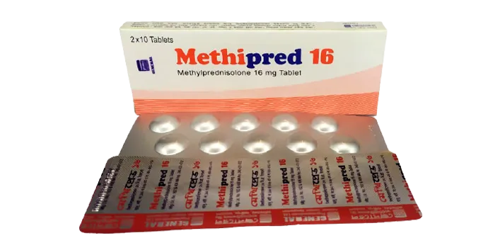 Methipred 16 mg Tablet-10's Strip