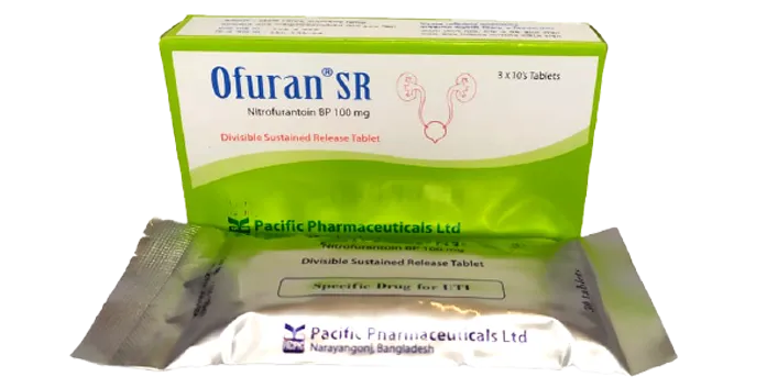 Ofuran SR 100 mg Tablet-10's Strip