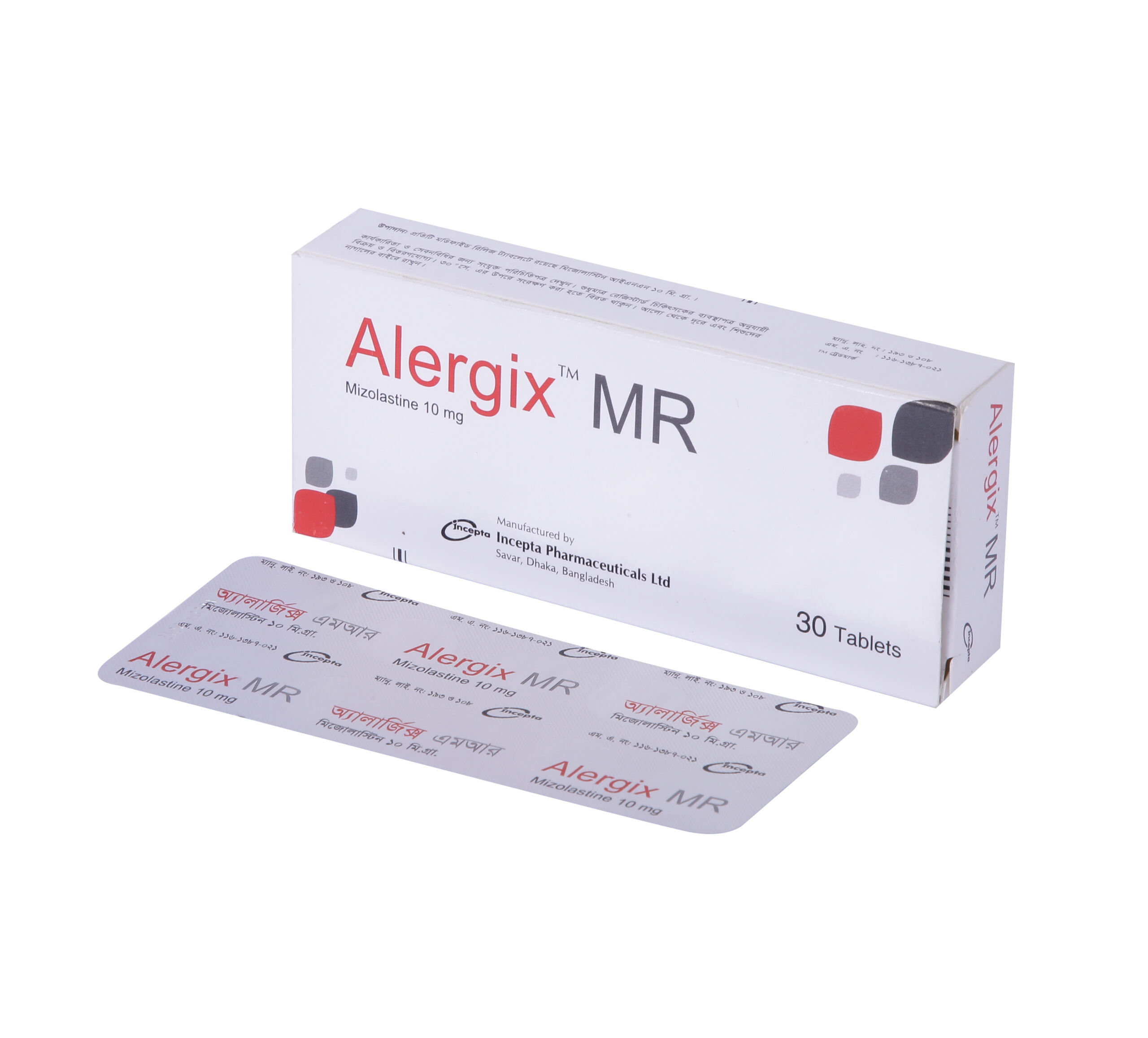 Alergix MR 10 mg Tablet-30's Pack