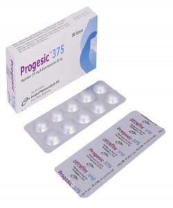 Progesic 375 mg Tablet-10's Strip