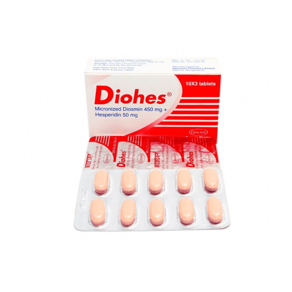 Daflon 1000 Tablet 900mg+100mg - medicine - Arogga - Online Pharmacy of  Bangladesh