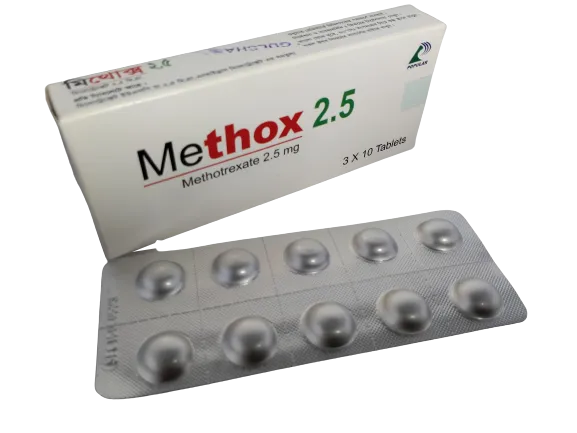 Methox 2.5 mg Tablet-10's Strip