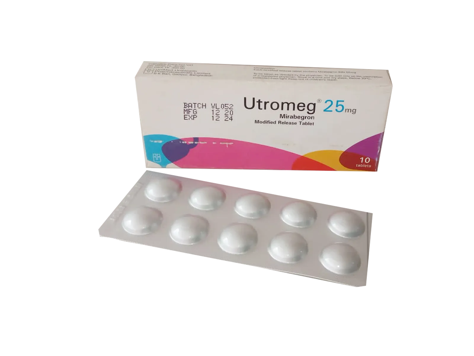 Utromeg 25 mg Tablet-10's Pack