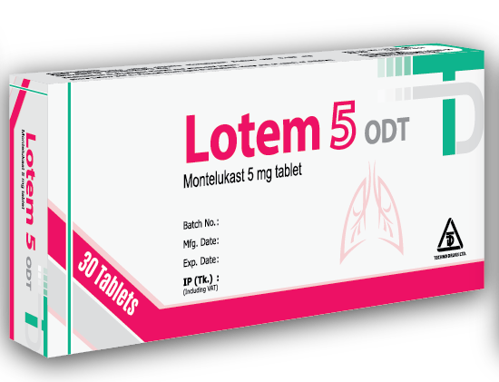 Lotem 5 mg ODT Tablet-30's Pack