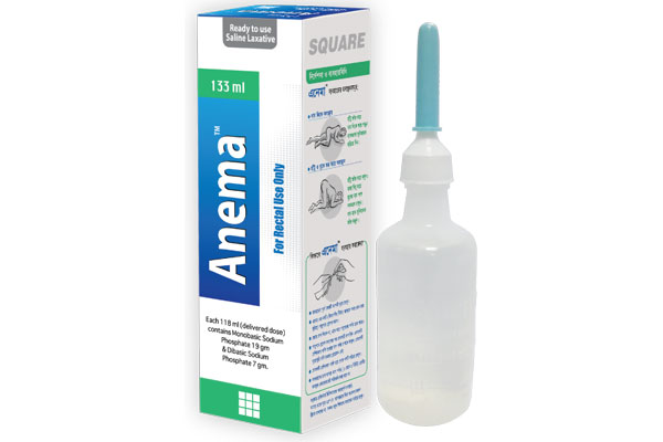 Anema Rectal Saline-133 ml bottle