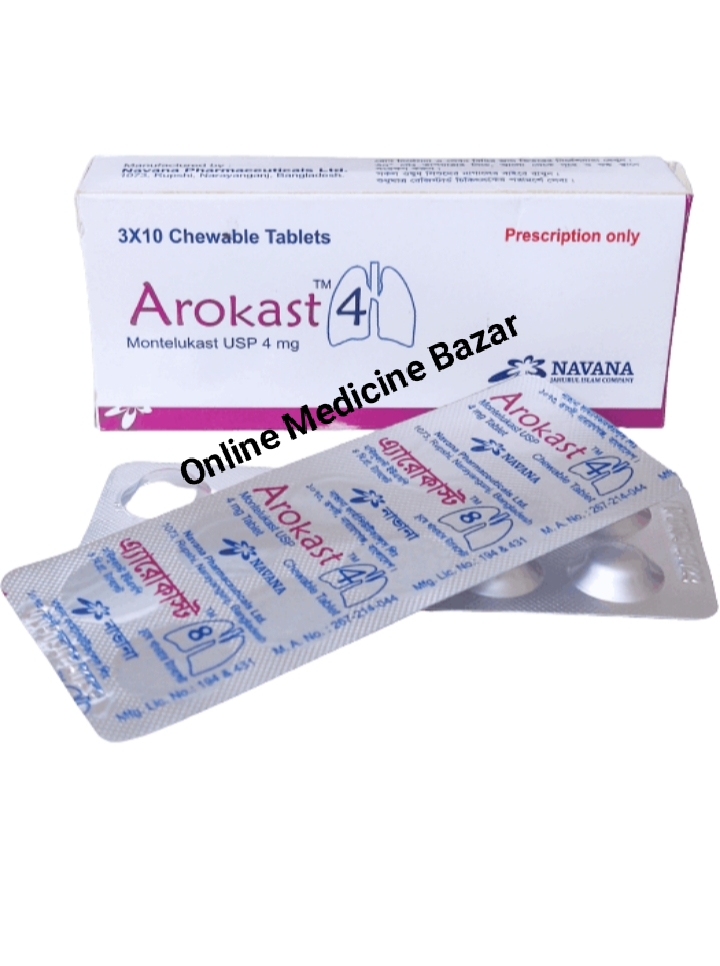 Arokast 4 mg Tablet-30's Pack