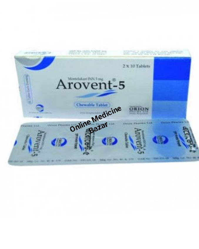 Arovent 5 mg Tablet-20's Pack